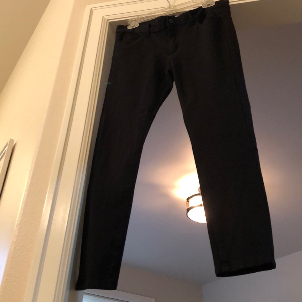 Paige black ankle length leggings/jeans
